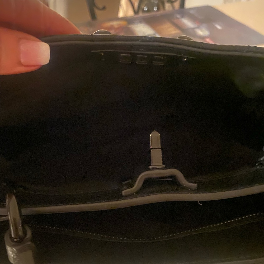 Rebecca Minkoff Black Quilted Crossbody Bag - Picture 7 of 10